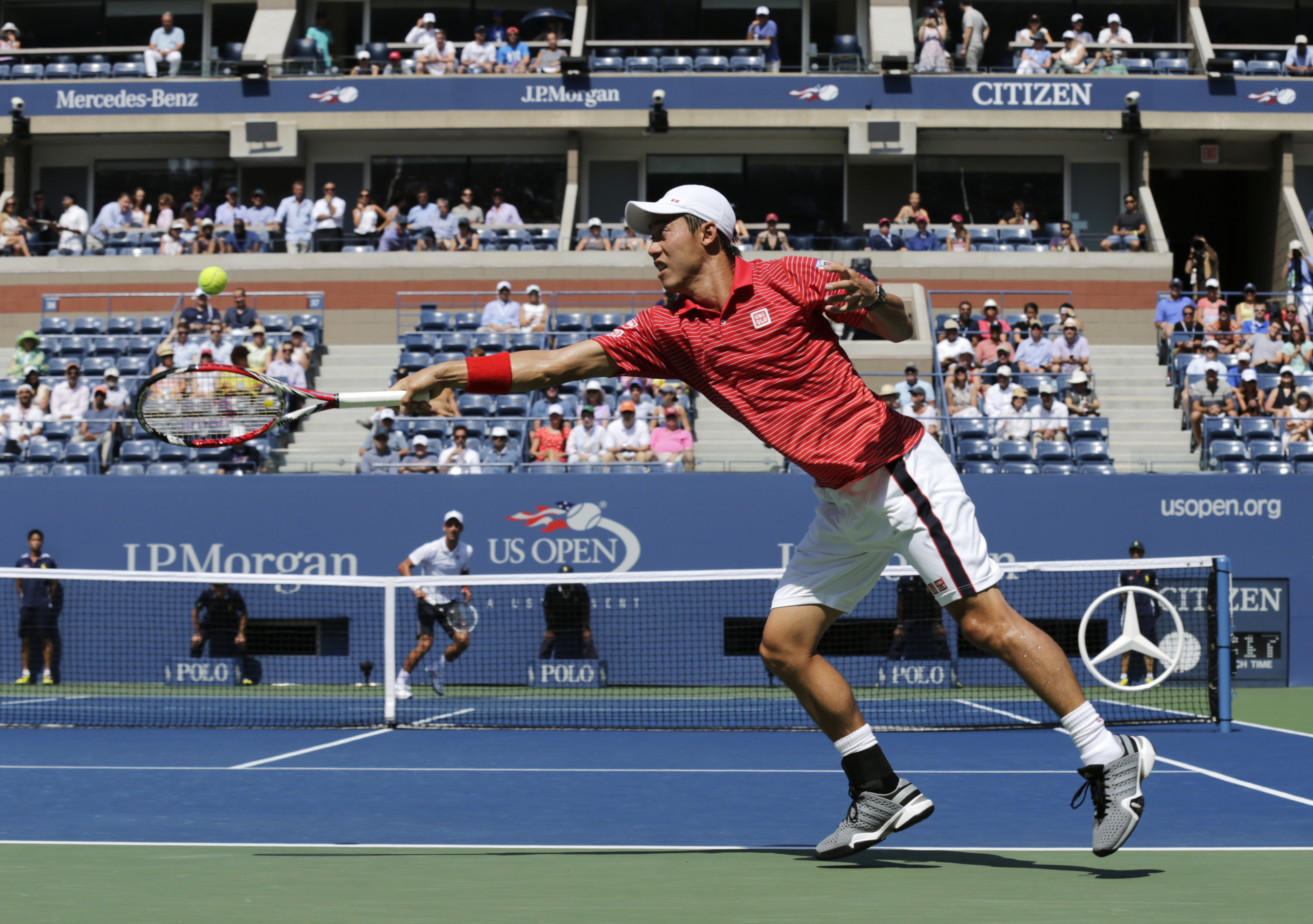 Novak Đoković i Kei Nišikori u polufinalu US Opena