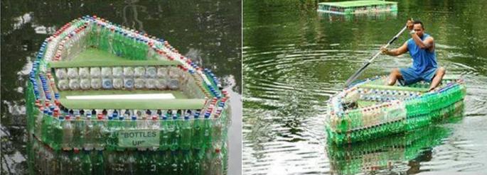 brod od plastičnih flaša