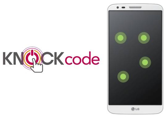 Ilustracija Knock Code na Lg telefonima