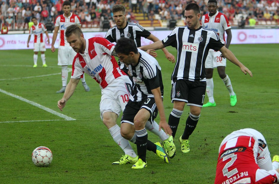 Detalj s utakmice Crvena zvezda - Partizan