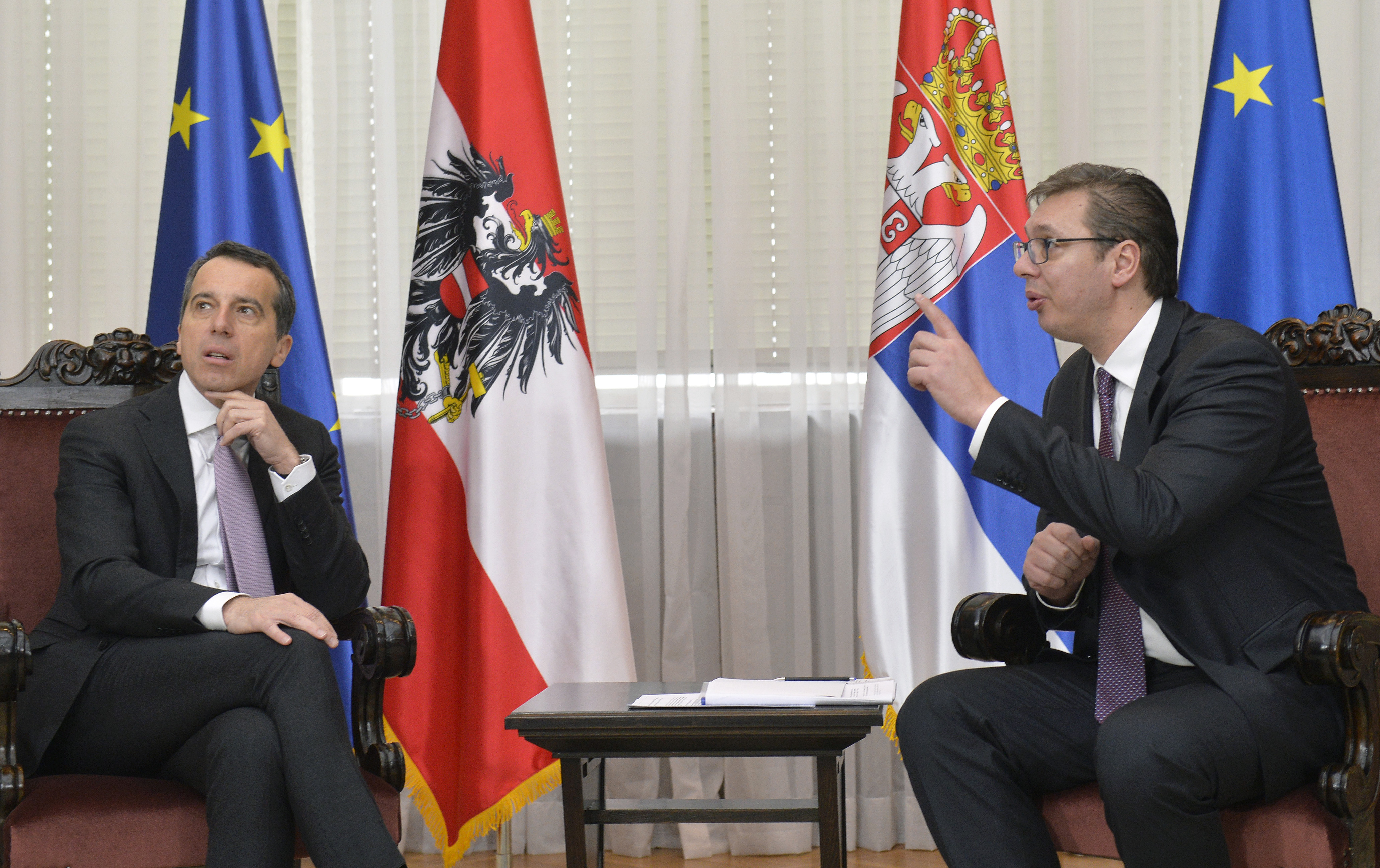 Kristijan Kern i Aleksandar Vučić