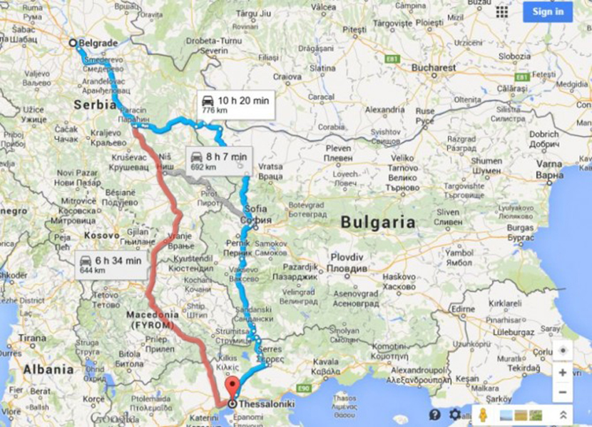 mapa srbije makedonije i grcke Ako putujete u Grčku evo kuda da idete da biste IZBEGLI GUŽVU  mapa srbije makedonije i grcke