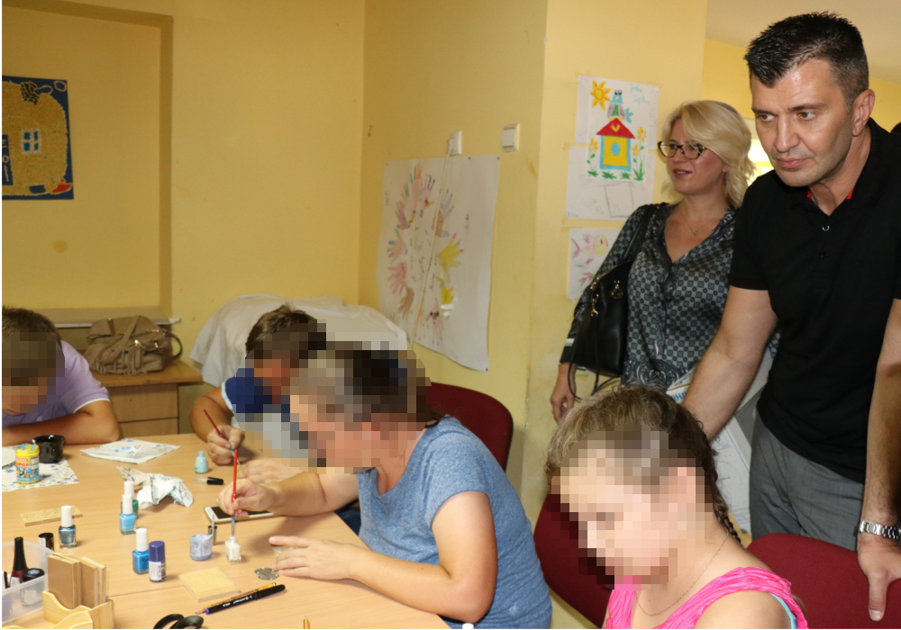 Đorđević obišao Udruženje roditelja osoba sa posebnim potrebama "MI" u Bačkom Petrovcu