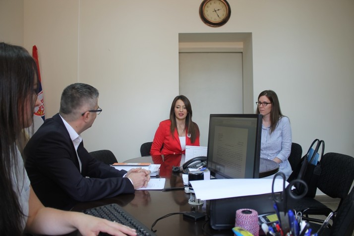 Ministarka pravde Nela Kuburović u javnobeležničkoj kancelariji