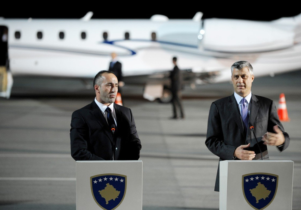 Ramuš Haradinaj i Hašim Tači