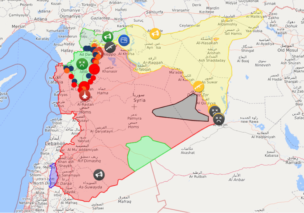 Sirija Mapa