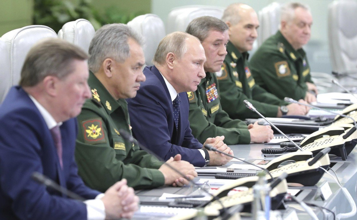 Vladimir Putin i Sergej Šojgu, testiranje "avangarda", hipersoničnog sistema za navođenje