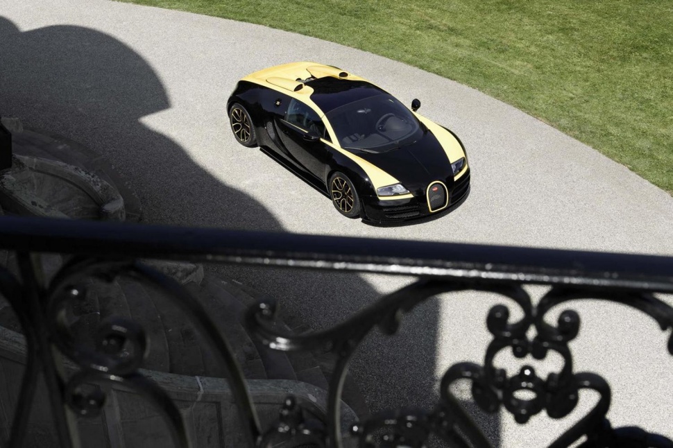 Bugatti Veyron Vitesse, pogled odozgo