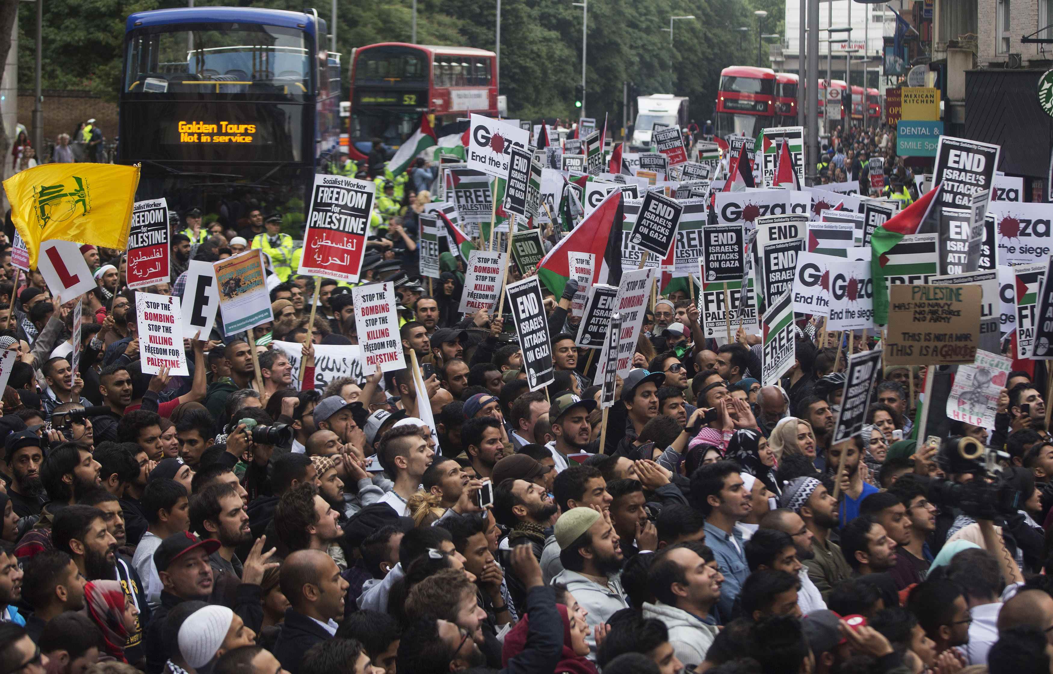demonstracije u Londonu