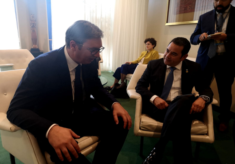 Aleksandar Vučić i Džimi Morales