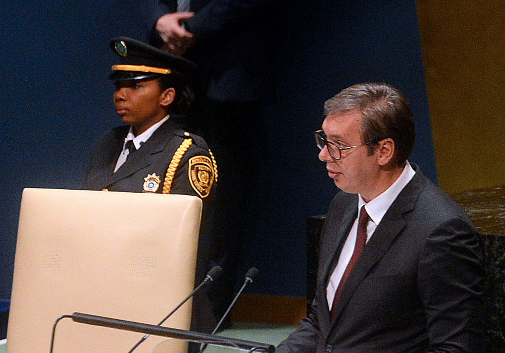 Aleksandar Vučić u UN