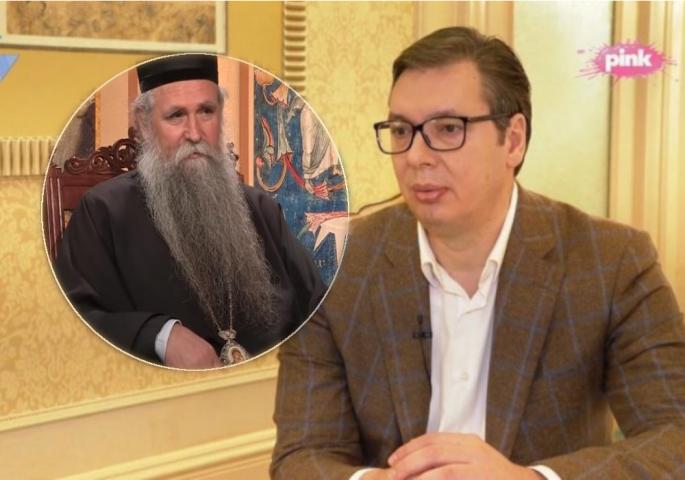 Aleksandar Vučić i episkop Joanikije