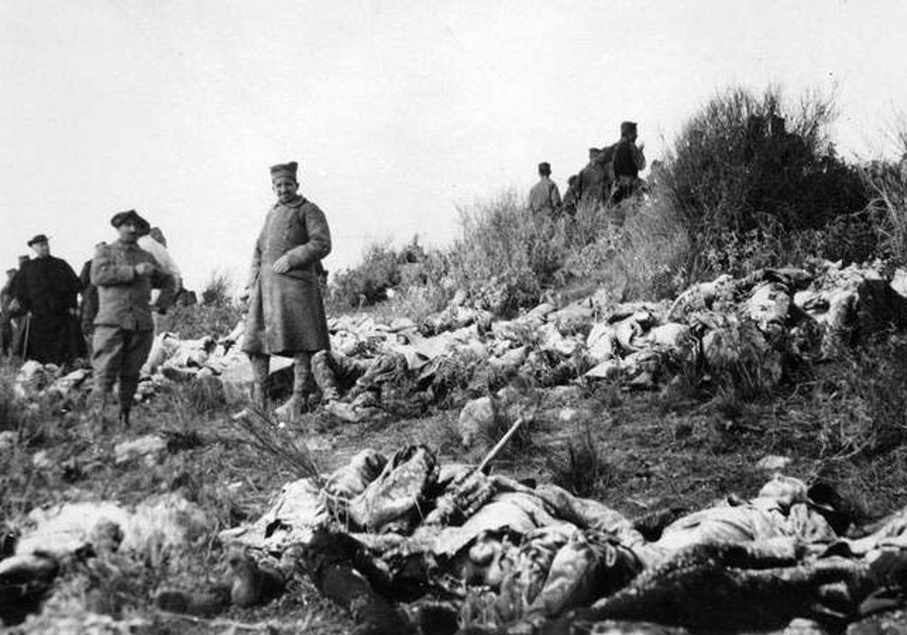 Umrli srpski vojnici na ostrvu Vido, februara 1916. godine
