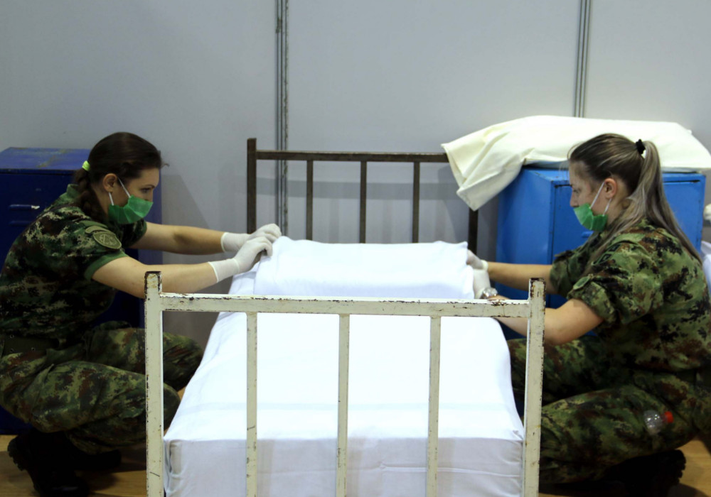 Vojska Srbije postavlja privremene kovid bolnice gde god je to potrebno