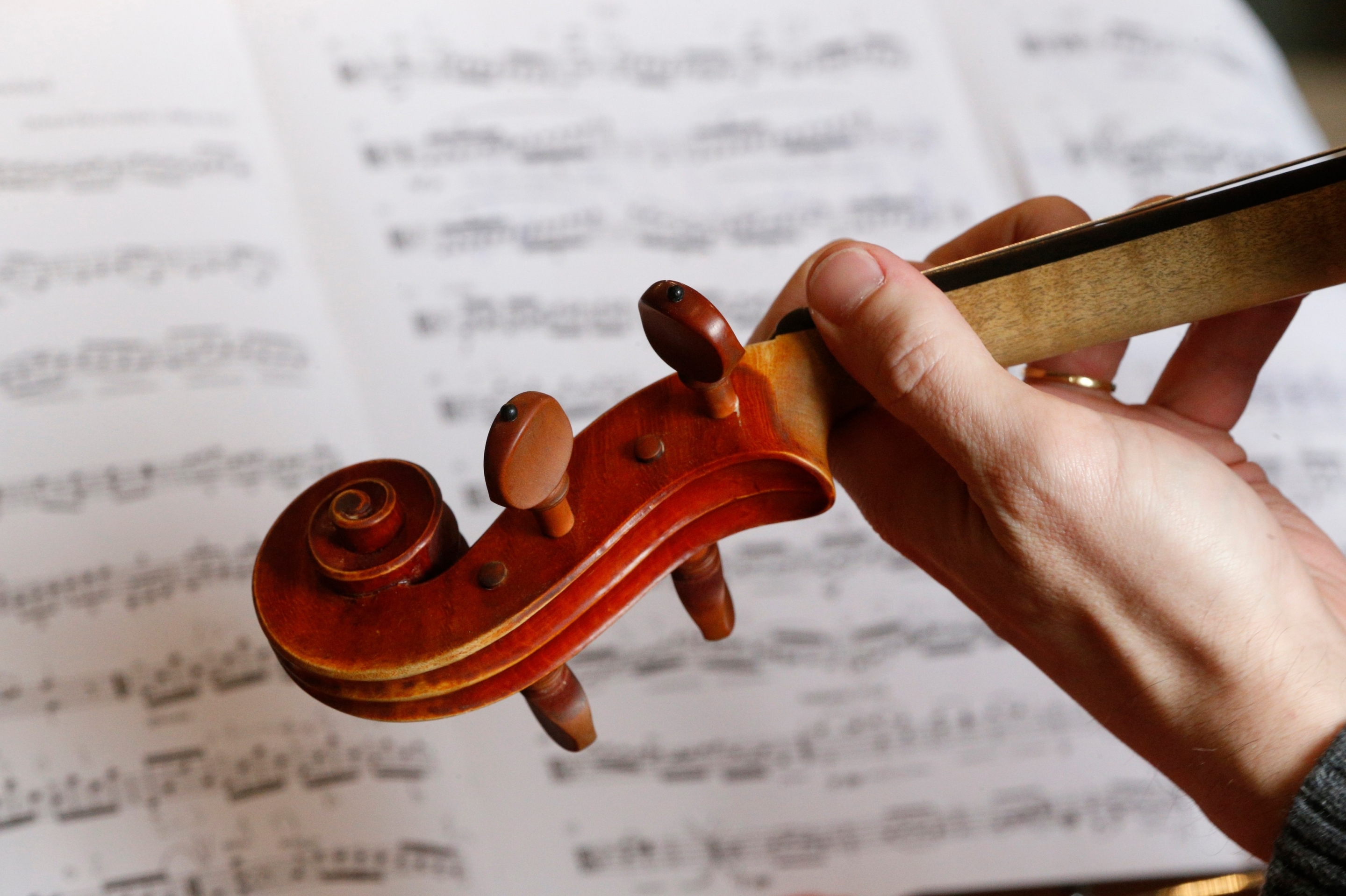 Violina i note