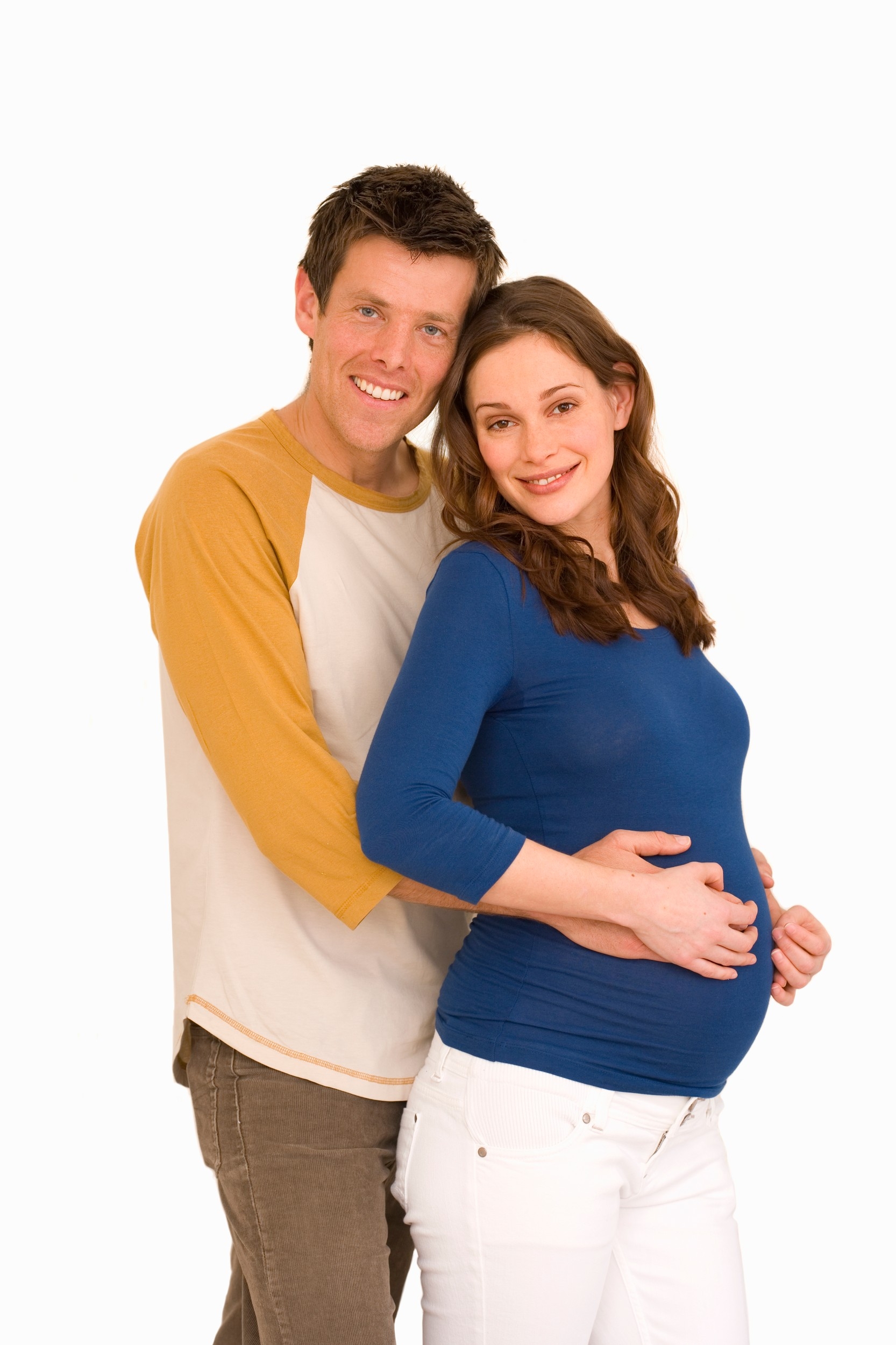 Muž i trudna žena