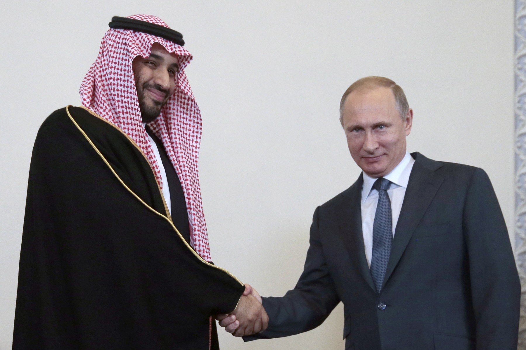Muhamed bin Salman i Vladimir Putin na sastanku