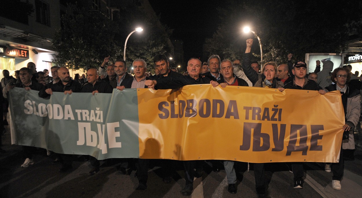 Antivladini protesti u Podgorici