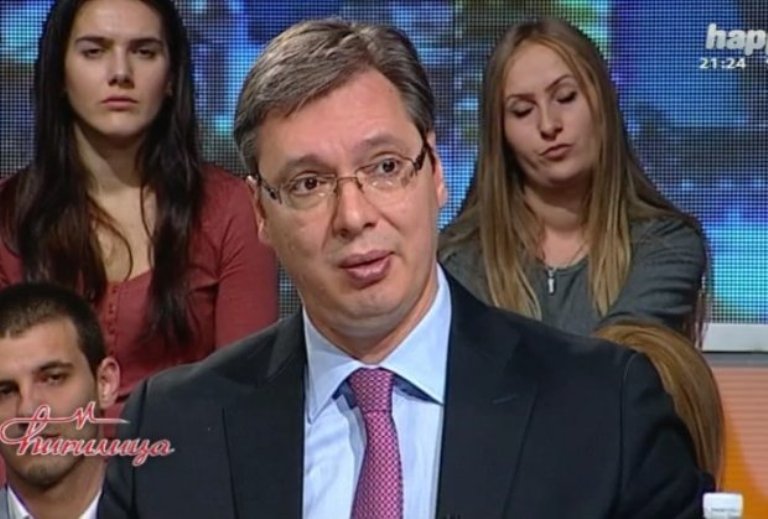 Aleksandar Vučić u Ćirilici