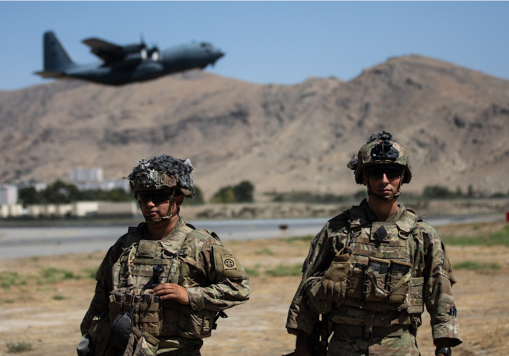 Američka vojska na aerodromu u Kabulu