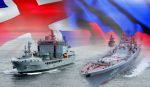 Ruski i britanski ratni brodovi