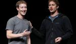 Mark Zuckerberg na sceni sa komičarom
