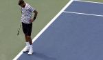 Benoa Per tokom meča prvog kola US Opena protiv Keija Nišikorija