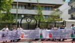 protest protive režima u Turkmenistanu ispred konzulata u Ankari