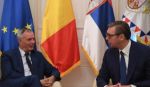 Ambsador Belgije sa predsednikom Srbije Aleksandrom Vučićem
