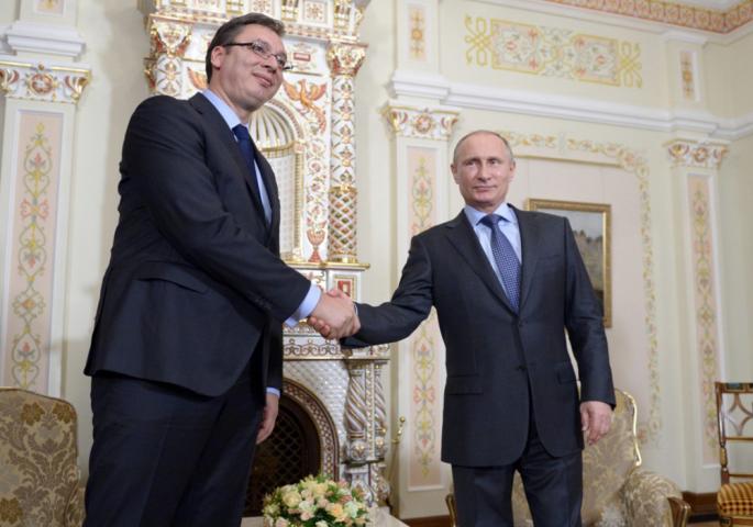 Aleksandar Vučić i Vladimir Putin