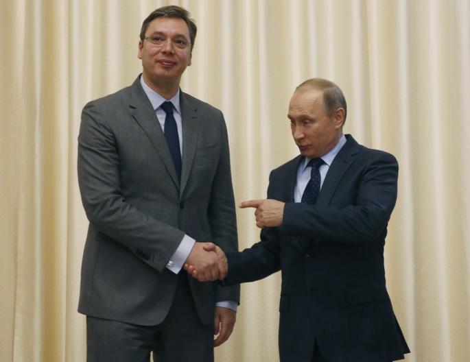 VuÄiÄ i Putin 2015. godine u Moskvi