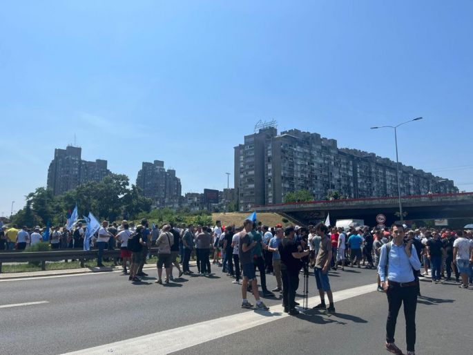 Protest radnika Fijata i blokada auto-puta