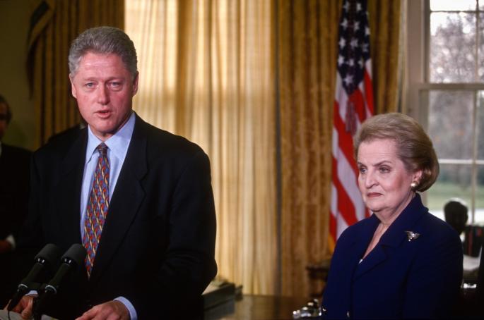 Bil Klinton i Madlen Olbrajt