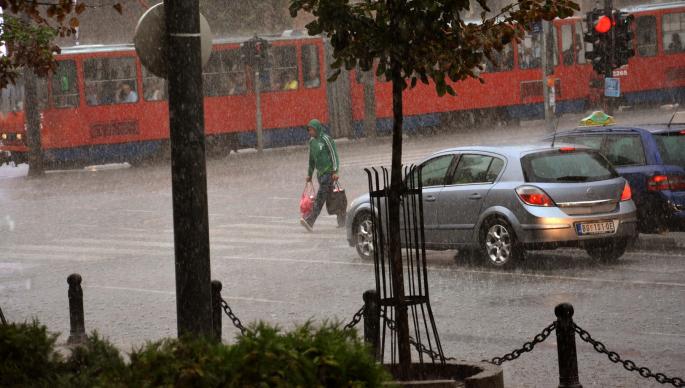 kiša u Beogradu