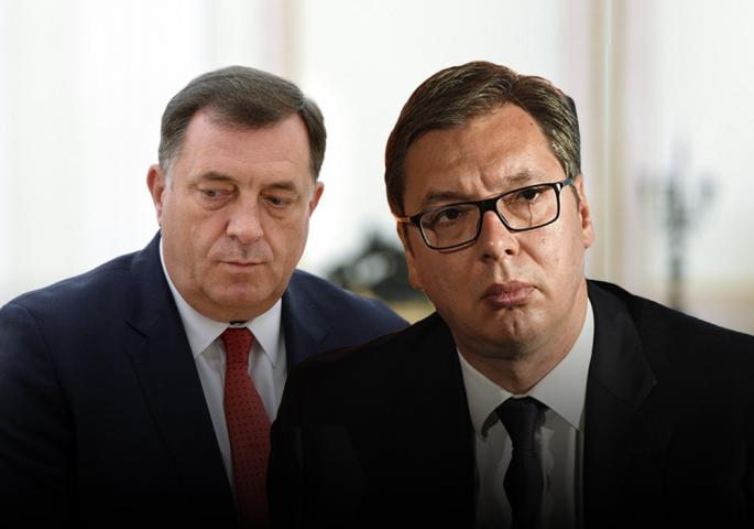 Aleksandar Vučić Milorad Dodik