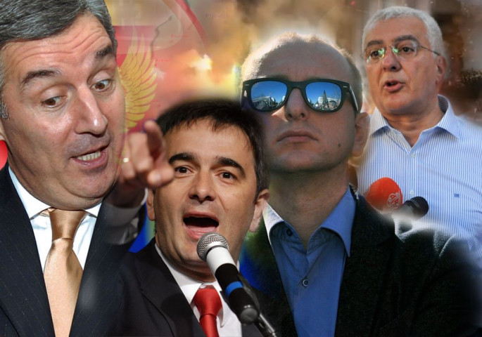 Milo Đukanović, Nebojša Medojević, Milan Knežević, Andrija Mandić, Crna Gora