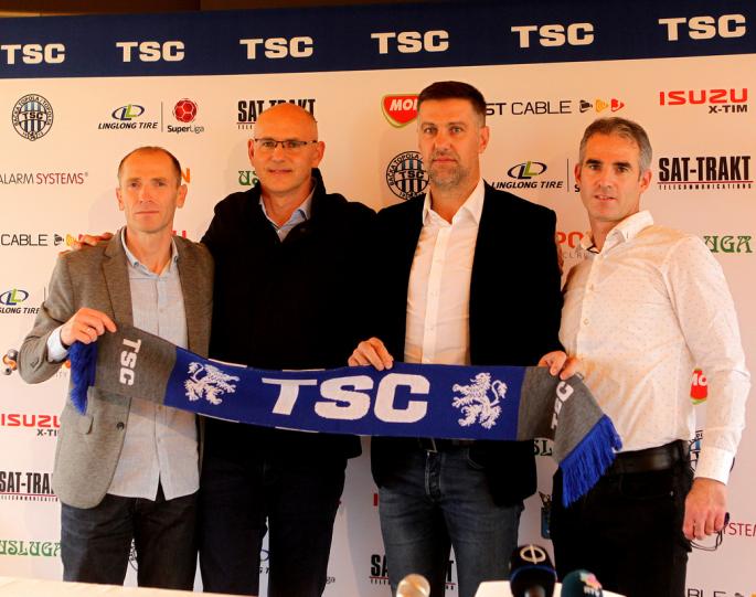 Mladen Krstajić sa rukovodstvom TSC
