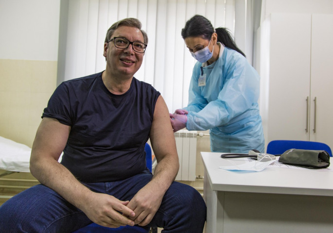 Aleksandar Vučić, vakcinacija