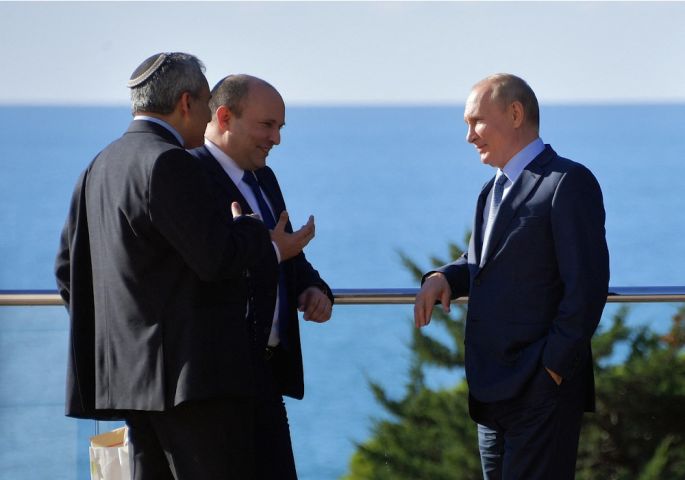 Naftali Benet i Vladimir Putin