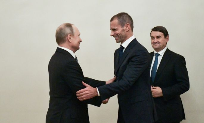 Aleksandar Čeferin, Vladimir Putin