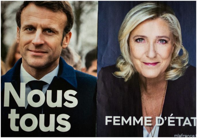 Emanuel Makron i Marin Le Pen