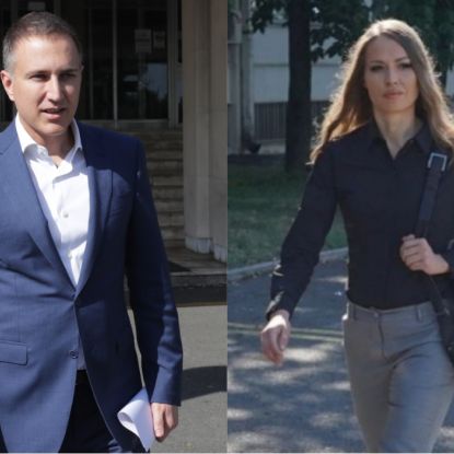 Nebojša Stefanović i Dijana Hrkalović